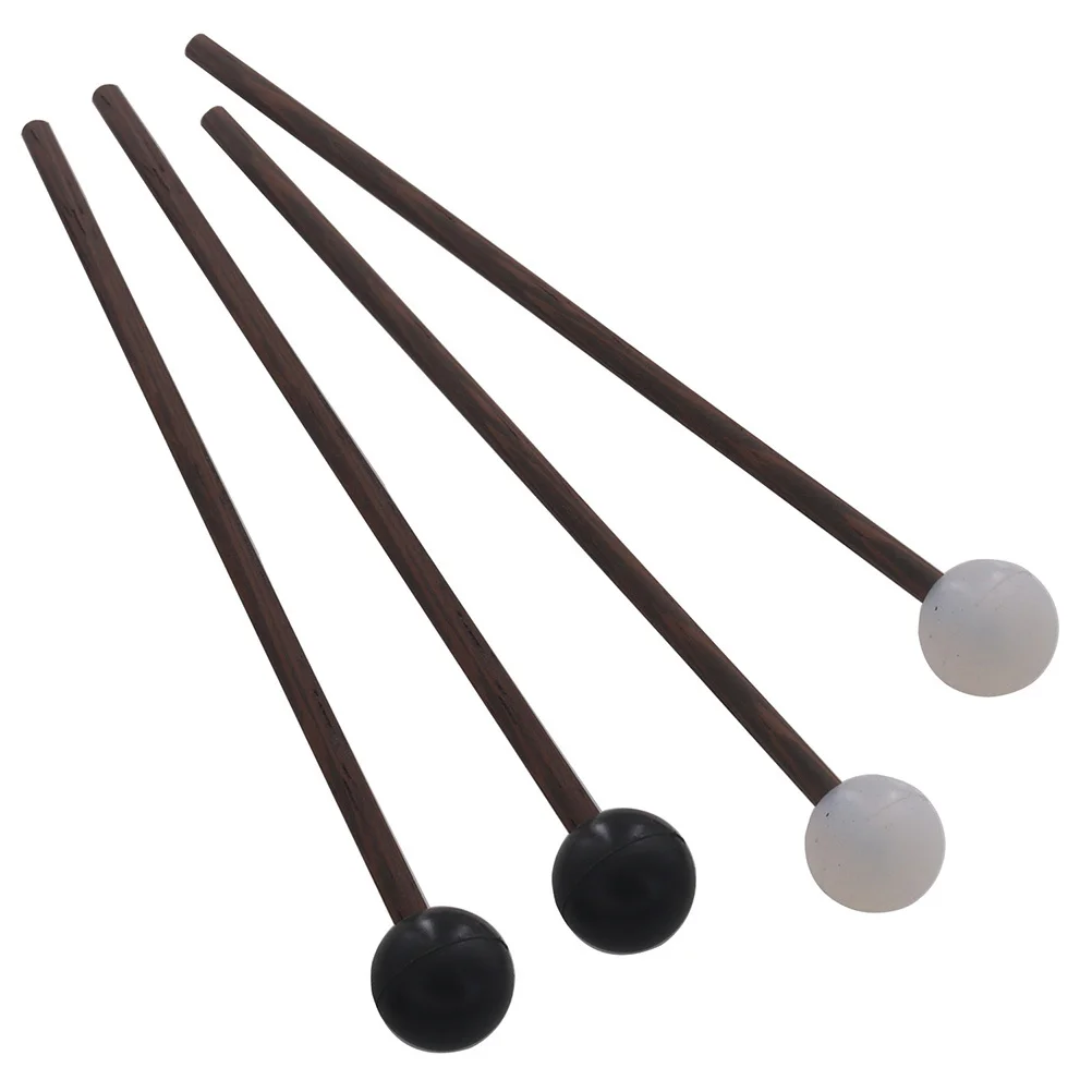 

2Pairs Tongue Drum Mallet Reliable Wooden Handle Practice Drumsticks for Kids Beginners Durable Percussion Instrument Tool
