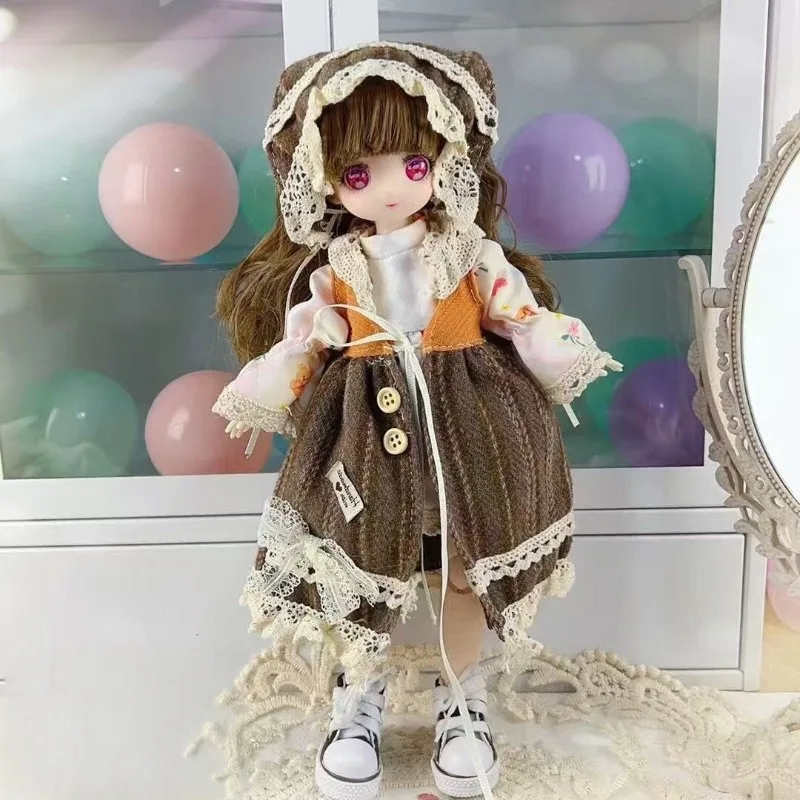 1/6 BJD ملابس دمى العصرية 30 سنتيمتر دمية تغيير الملابس الزي استبدال موضة فستان الأميرة فتاة لعبة هدية إكسسوارات دمي