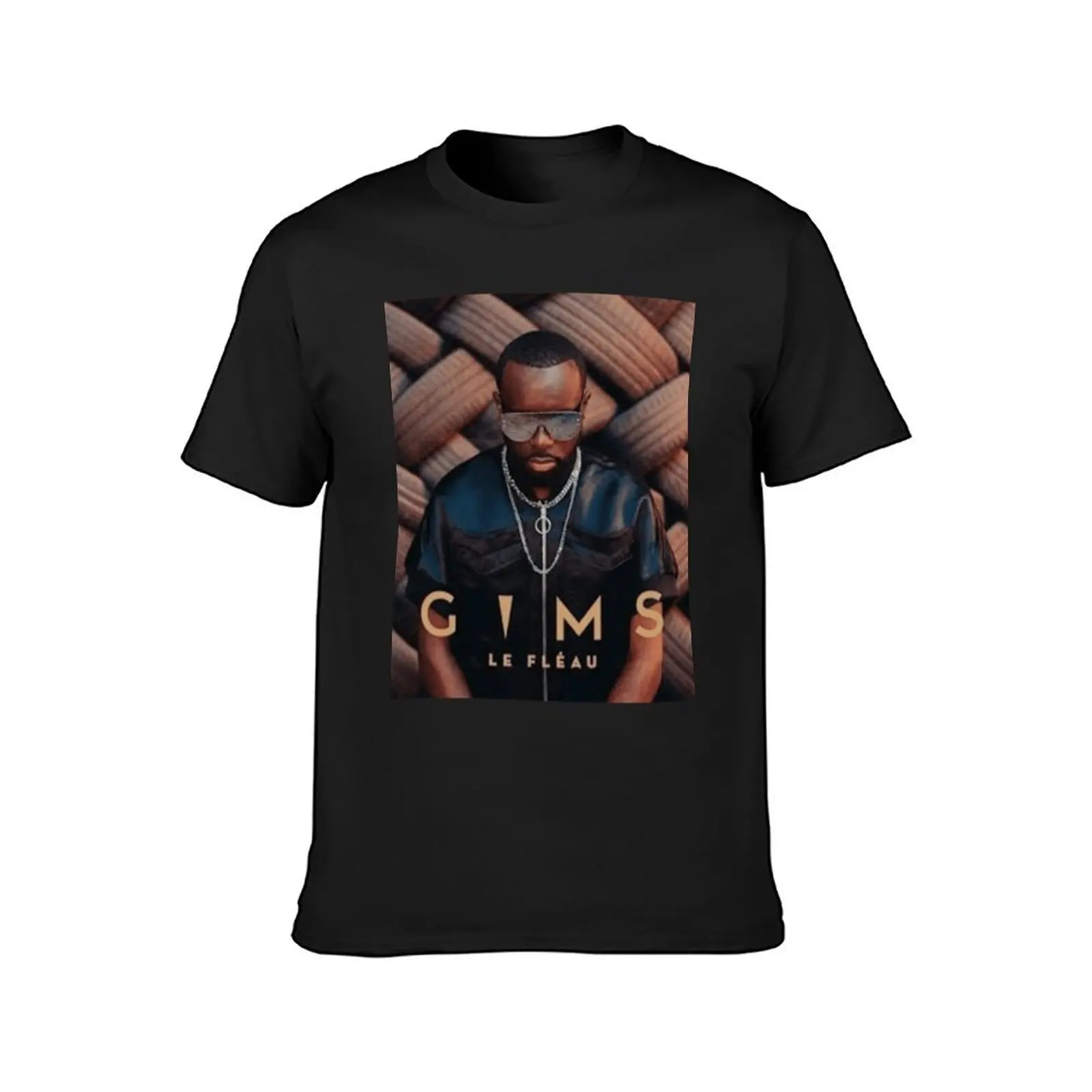 GIMS LE FLEAU poster T-Shirt new edition blacks blanks sweat shirts, men