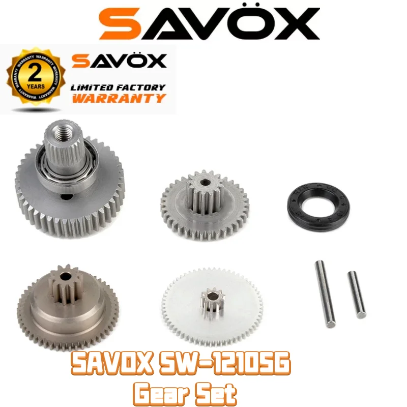 Originele Savox SW-1210SG Gear Set Hoge Koppel Titanium Gear Servo Savox 1210 Inclusief Lagers