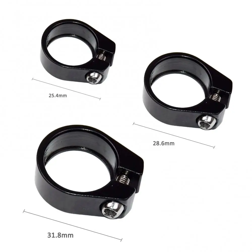 Seatpost Clamp Seatpost Aluminum Alloy Seat Tube Clamp 25.4mm/28.6mm/31.8mm Bicycle Single Nail Seat Tube Clamp