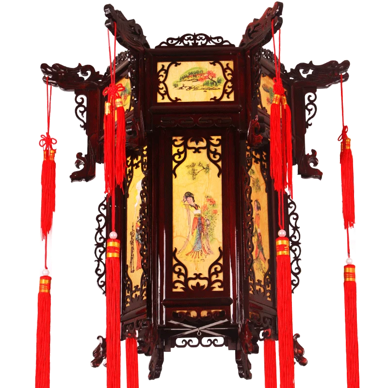 Chinese antique chandelier Spring Festival Palace Lantern Decorative Lantern Classical Tea House