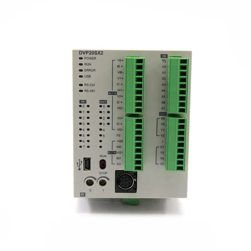Controlador de módulo PLC DVP Original DVP12SE11R serie DVP módulo de CPU de programación PLC DVP12SE11R DVP12SE11T PLC