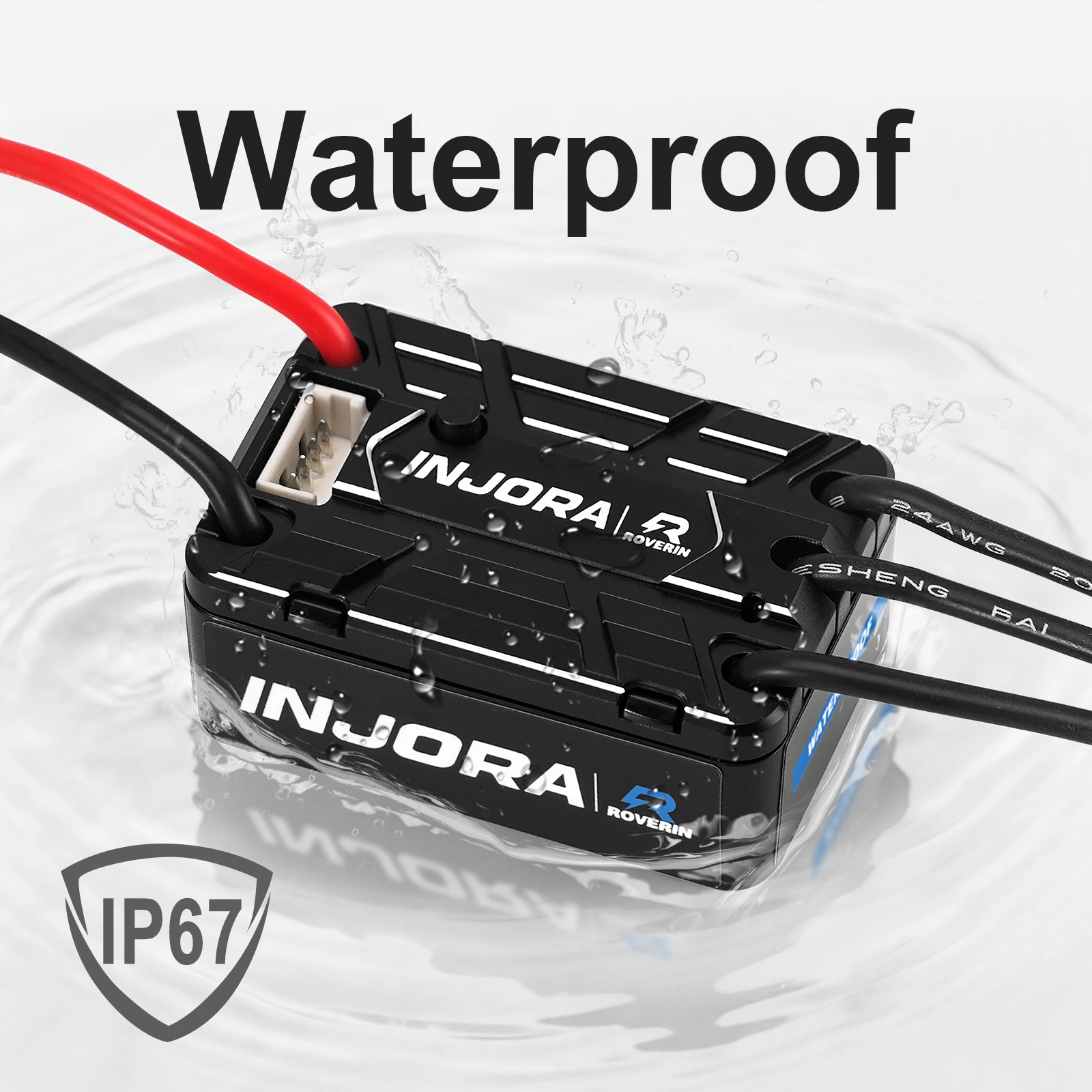 INJORA Roverin OR30 Waterproof Brushless ESC for 1/24 1/18 1/30 RC Crawlers (XT30/PH2.0)