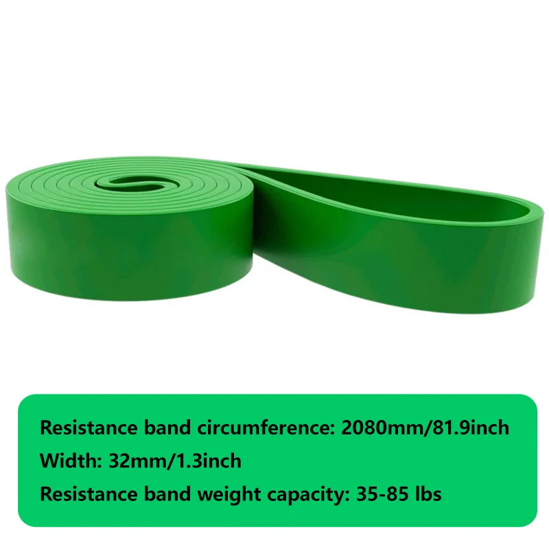 Neues 1-teiliges robustes Latex-Widerstandsband, elastisches Übungsband für Krafttraining, Hilfsband für Klimmzüge, Fitnessgerät zur Stärkung der Muskulatur