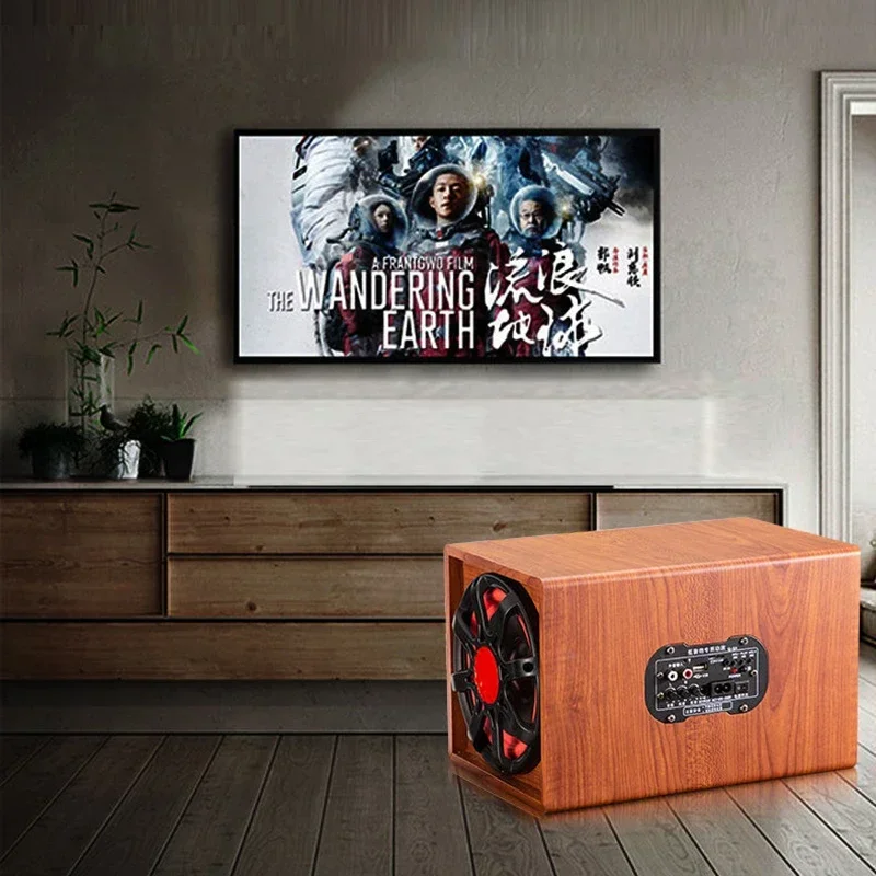 مضخم صوت تحميل السيارة سماعة لاسلكية تعمل بالبلوتوث 12 فولت 24 فولت فان ستيريو 220 فولت مكبر صوت منزلي USB نشط