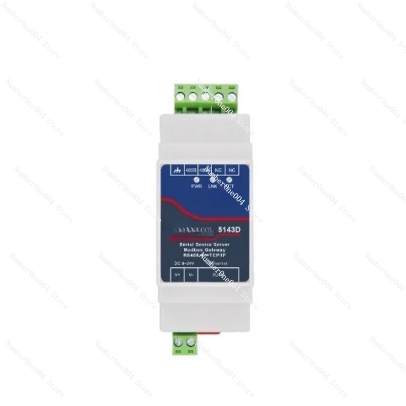 

ZLAN 5143D Din Rail Serial RS485 To Ethernet TCP IP Server Ethernet Converter with Adaptor Optional