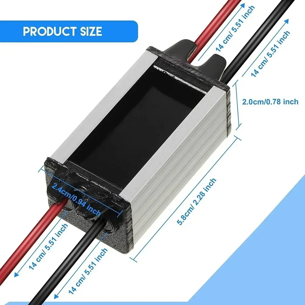 Dc Buck Converter 24V Naar 12V 2A 24W Power Buck Converter Transformator Waterdicht Regulator Reducer Module voeding