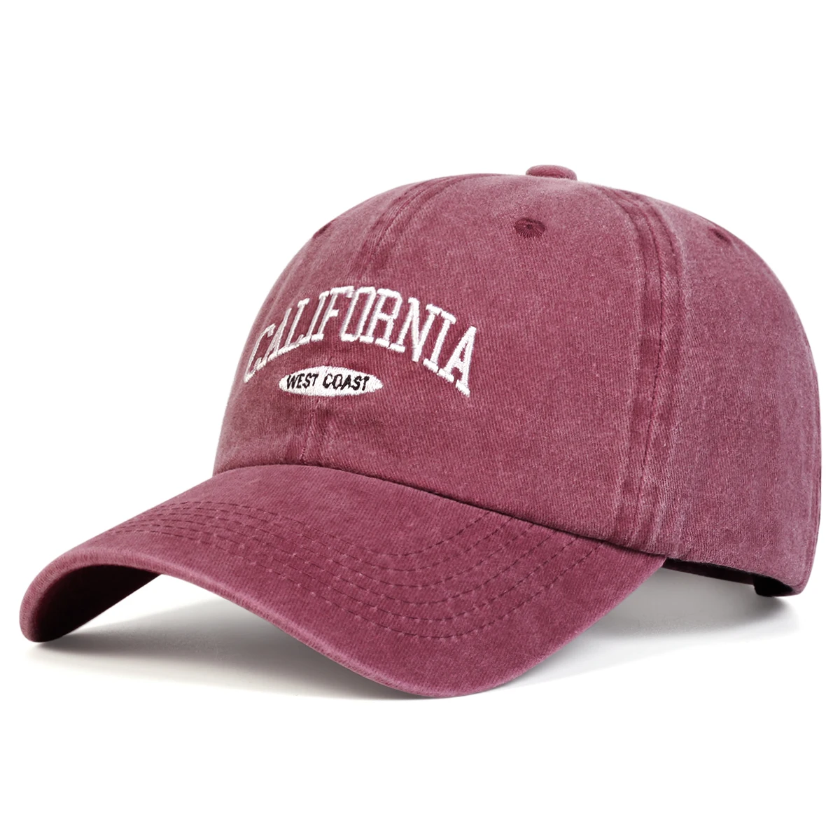 Unisex CALIFORNIA Baseballkappen mit Buchstabenstickerei, verstellbare Freizeitmützen für Frühling und Herbst, Outdoor-Sonnenschutzhüte – Detail 7