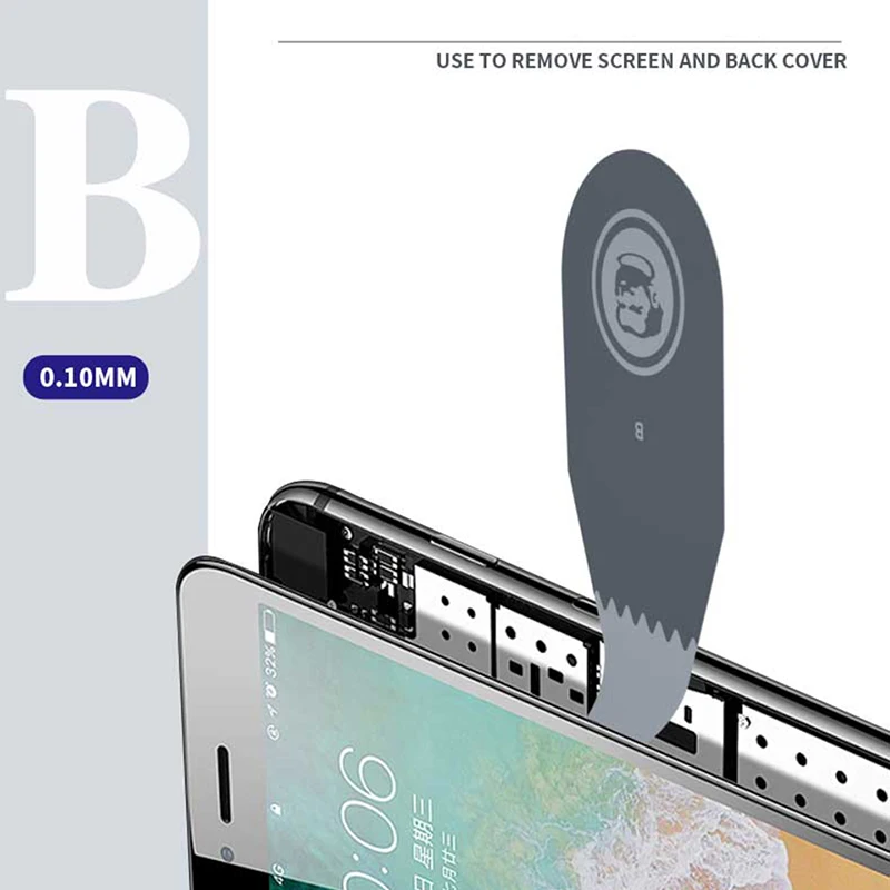 Meccanico S5 smontaggio batteria del telefono cellulare smontaggio pezzo schermo di vetro coperchio posteriore schermo curvo bordo strumento schermo dritto