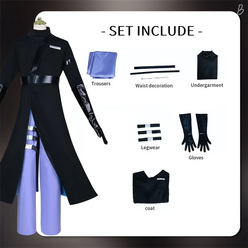 Alien Stage Ivan Till Cosplay Costume Jacquard Fabric Anime Chinese Style Uniform Halloween Costumes for Women Game image 3