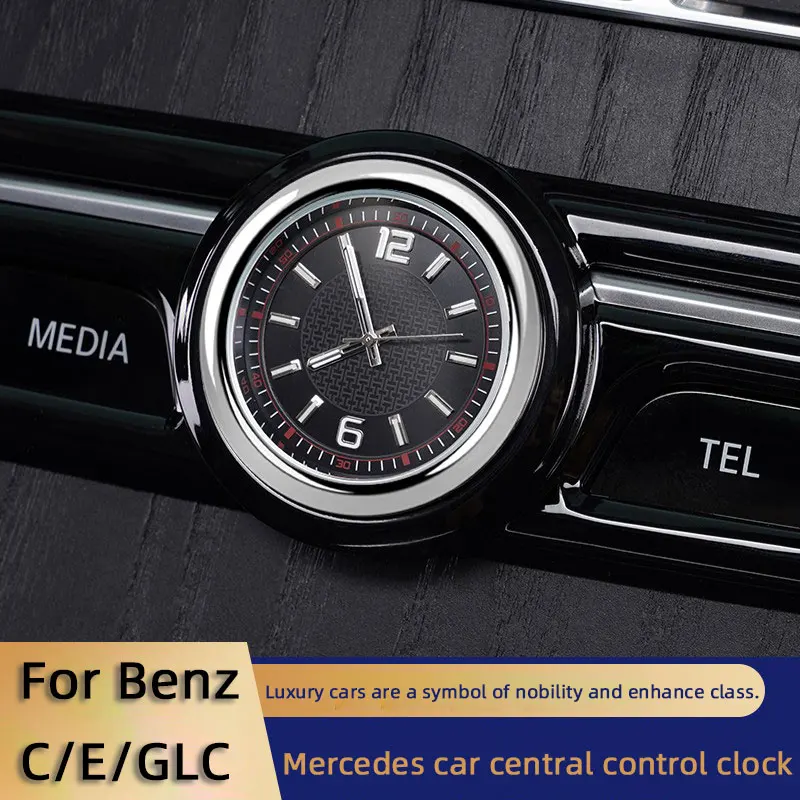 Special Clock Watch For Mercedes Benz C E Class AMG E300l C200 GLC260l Central Control Modified Car Interior Supplies Decoration