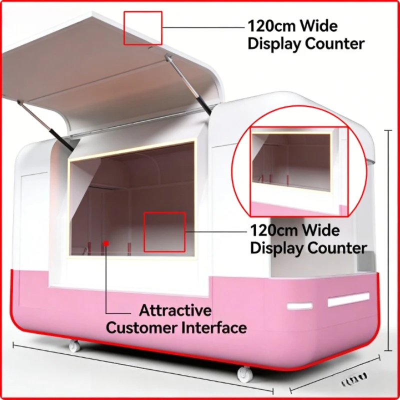 Customized Hot Sale 16FT Fully Equipped Mobile Food Trailer with Full Kitchen Equipment Commercial Grade