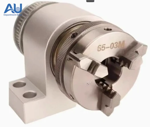 miniature lathe woodworking Buddha bead machine 63 4 claws chuck Spindle Large through hole 65 3-jaw 80 spindle clamp