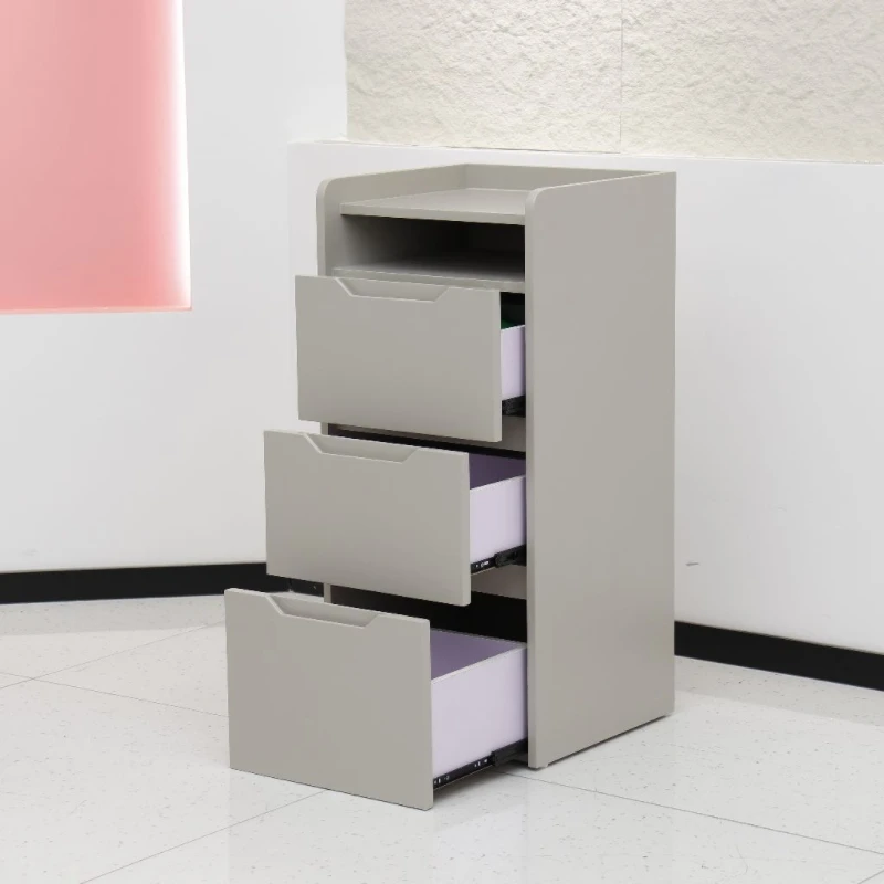Zunmeng High Quality Modern Wood Heavy-Duty Eco-Friendly Stable Tool Storage Cabinet Hair Beauty Salon Dye Cream Cart Trolley