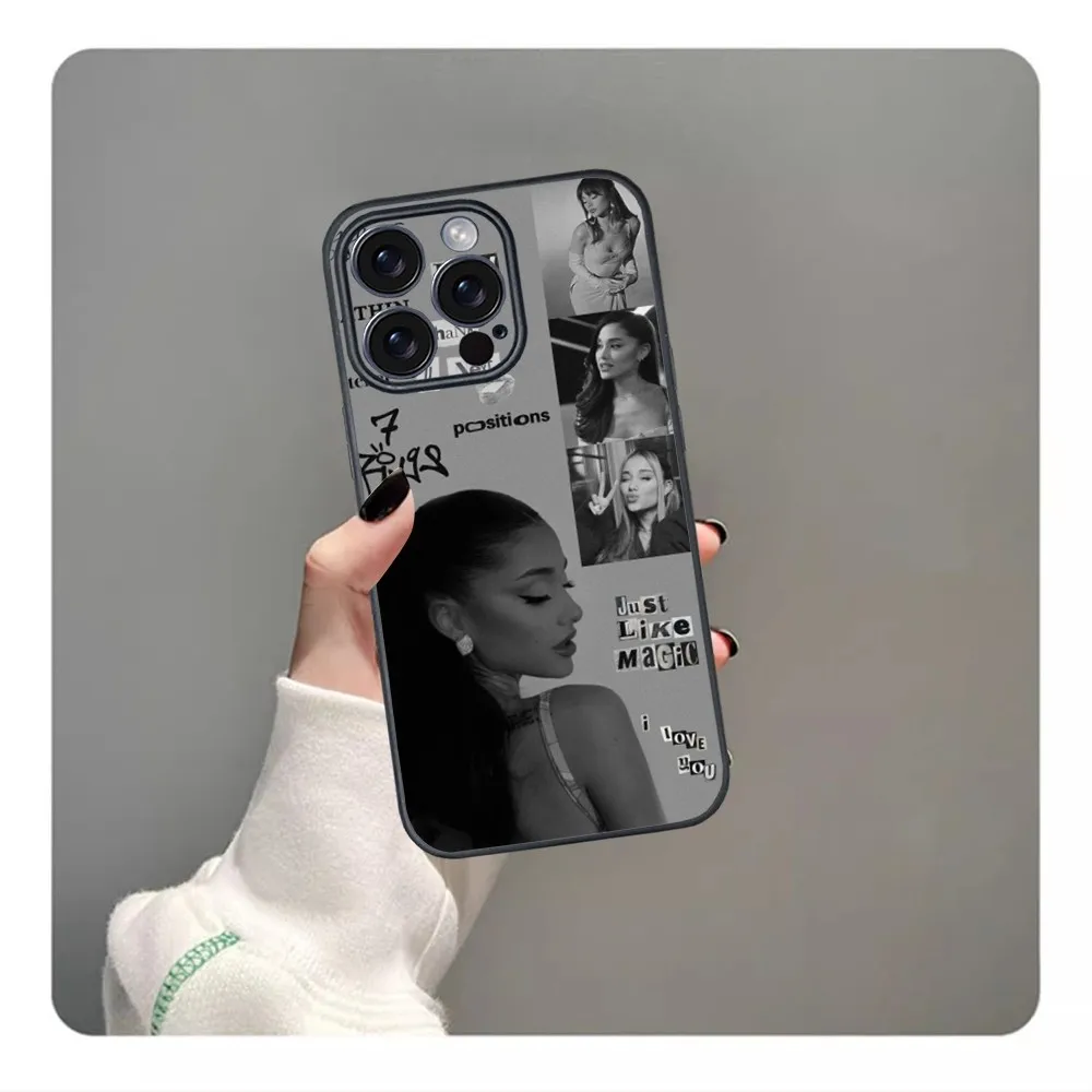 A-Ariana singer G-Grande yes Phone Case For iPhone 16 15 14 13 12 11 PRO MAX PLUS Mini TPU Soft to Skin-friendly case