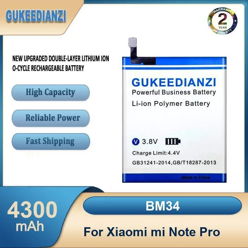 

Battery For Xiaomi Redmi Pro Note 9 9Pro 1 mi POCO C40 Play 5S mi5S Black Shark 1/Black Dual SIM TD-LTE/SKR-A0 AWM-A0 4c M4c