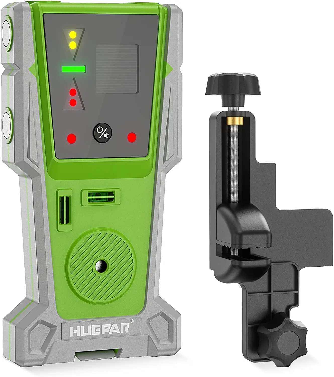 Huepar Laser Receiver Green Beam Red Beam Laser Level Detector With LCD Display, For Huepar Laser Level With Pulse Mode LR-8RG