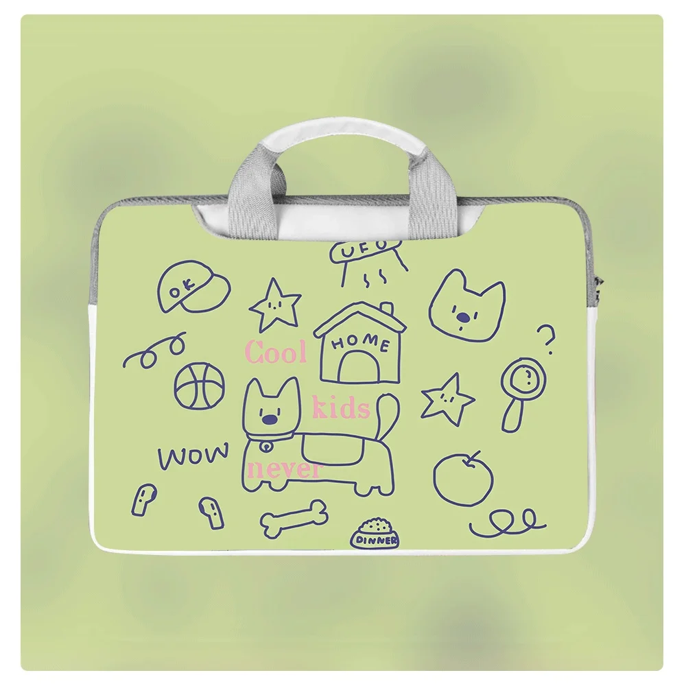 

Cute Dog Print Laptop Bag Cover Laptop Case for Macbook Case 13 14.6 15.6 16 Inch Macbook Air Storage Bag Briefcase Holiday Gift
