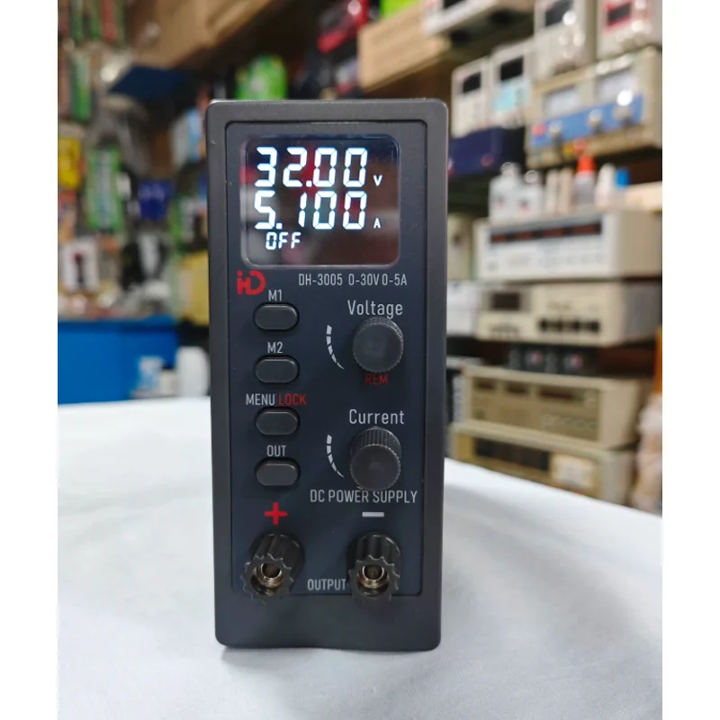 Voltage 0.01V~32.00V, current 1mA~5.100A, program-controlled digital DC stabilized power supply with locked storage