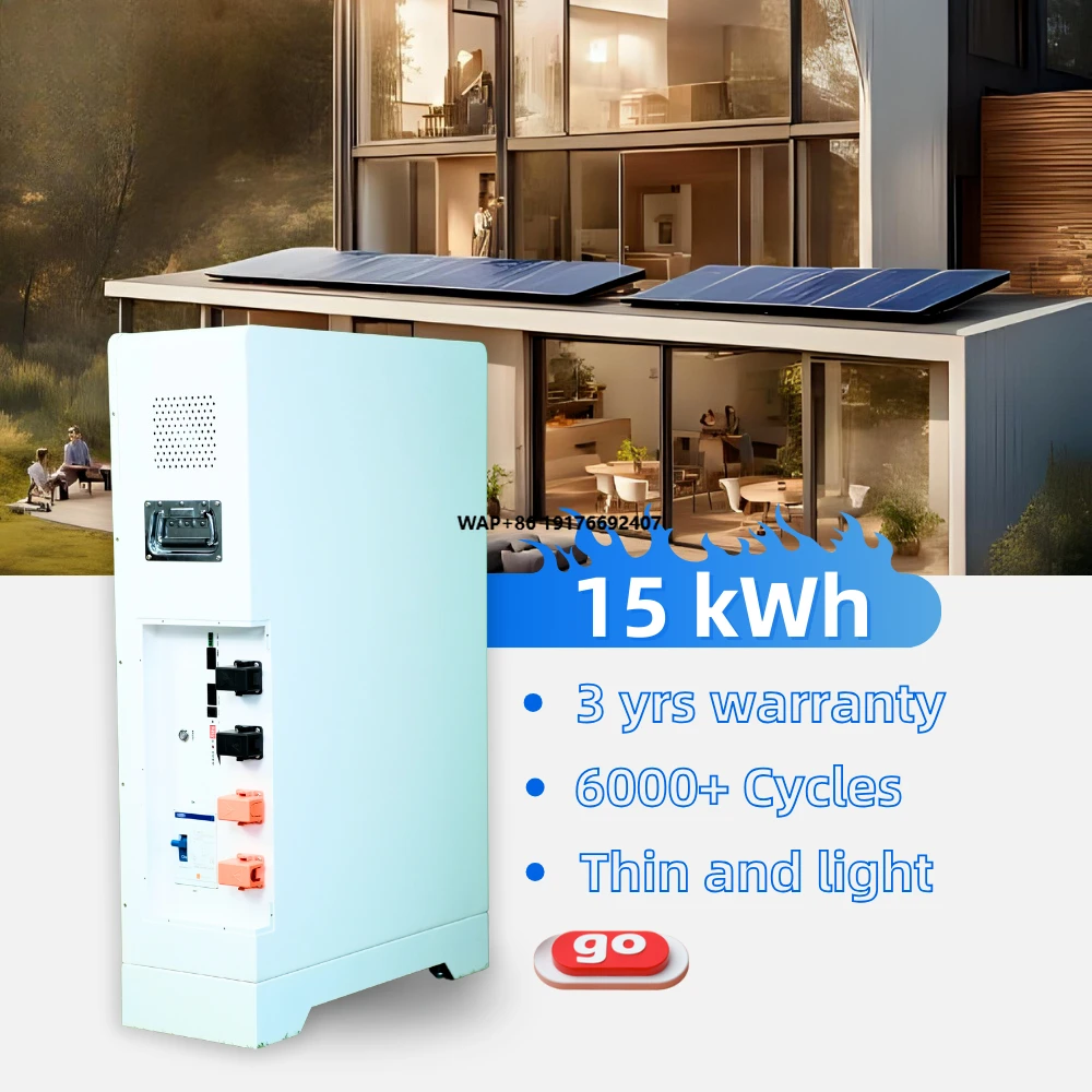 

Residential Energy Storage System 15kwh 280Ah Home Solar Battery 6000 Cycle Life Hybrid Grid Connection CAN Communication Port