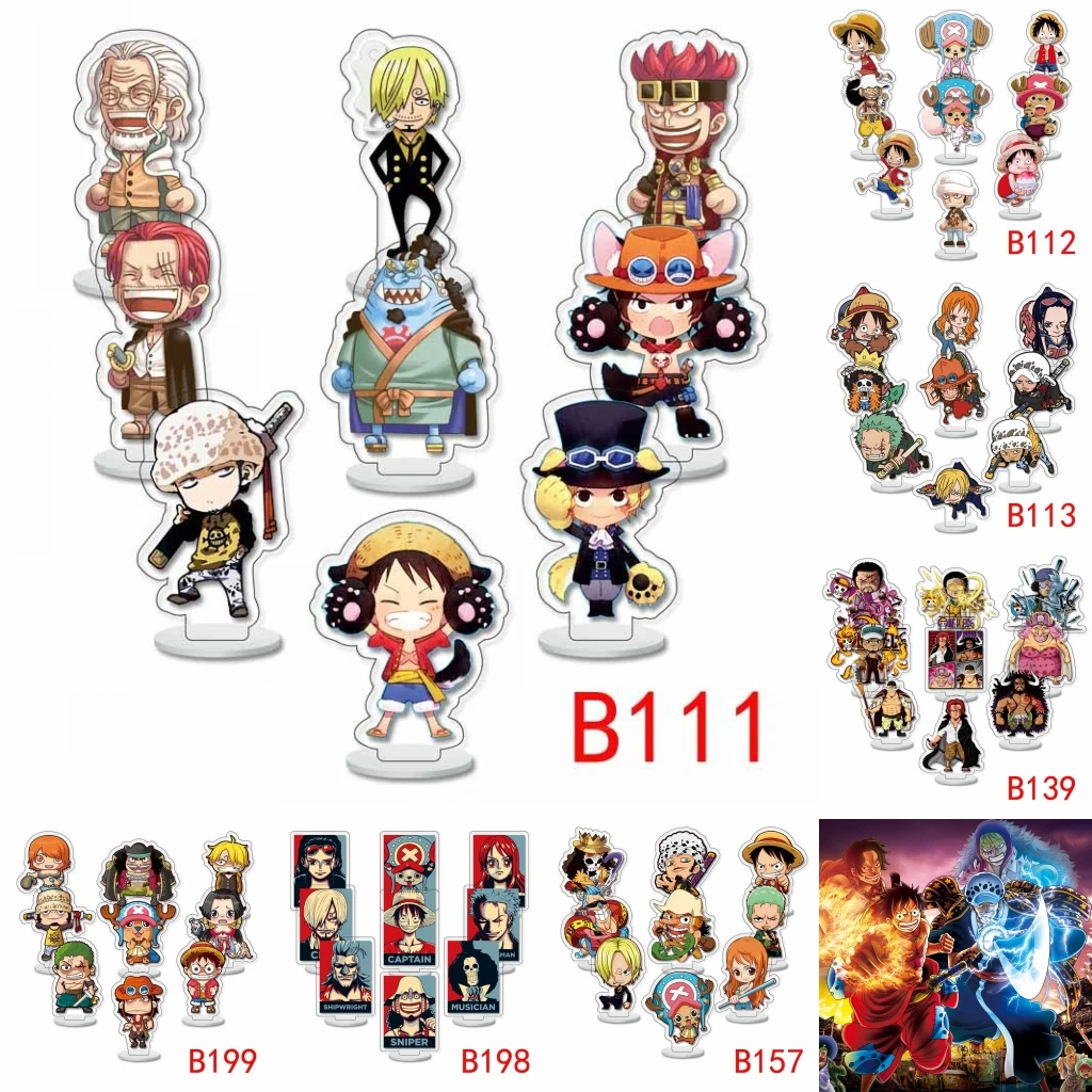 One piece anime macaco d, 9 pçs/set Cosplay Acrílico Figura Stand Modelo, Luffy, Roronoa, Zoro, Nami, Chopper, Mesa Decoração, Presente