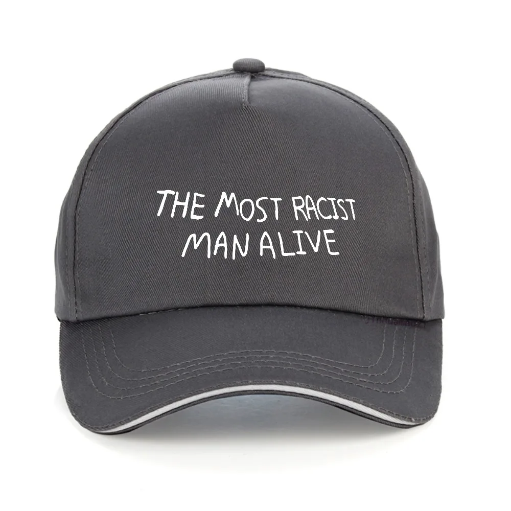 

The Most Racist Man Alive Breathable baseball cap Men Women Fashion Casual sport visor hat Sports adjustable snapback hats