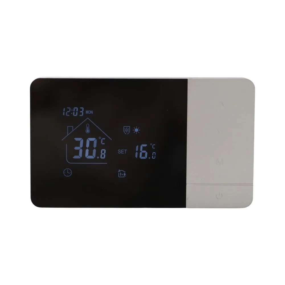 WiFi Smart Thermostat for Tuya App Compatible with Alice Heating Control for Gas Boilers AAA For Battery or USB Power