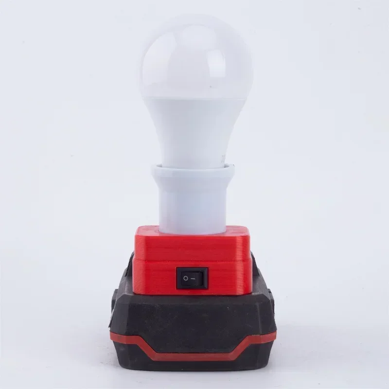 New Cordless Portable E27 Bulb Lamp For Lidl Parkside X20V Li-ion Battery LED Light Indoor And Outdoor Work Light(NO Battery )