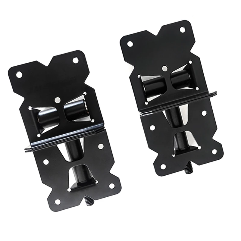 ABBN-Self Closing Gate Hinge Heavy Duty 90 Degree Adjustable With Installation Screws And Swing Adjuster Tool For Fences