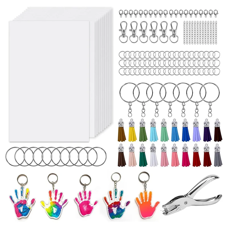 Shrinky Plastic Sheets Keychains Kit Shrinky Plastic Sheets Printable Shrinky-Dink