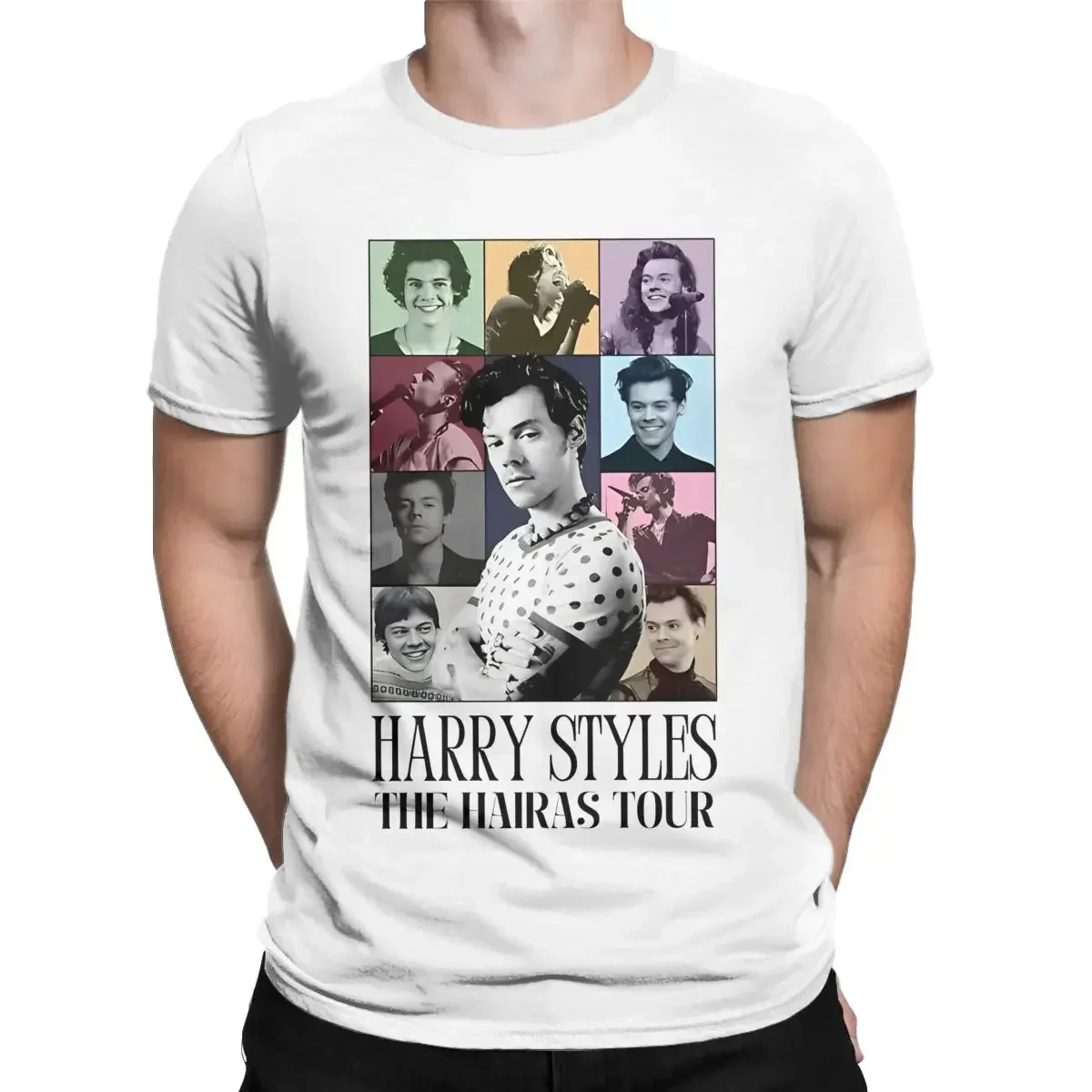 Funny Harrys Styles Eras Tour T Shirt for Men Women Cotton Tees Shirt Gift Idea Clothes