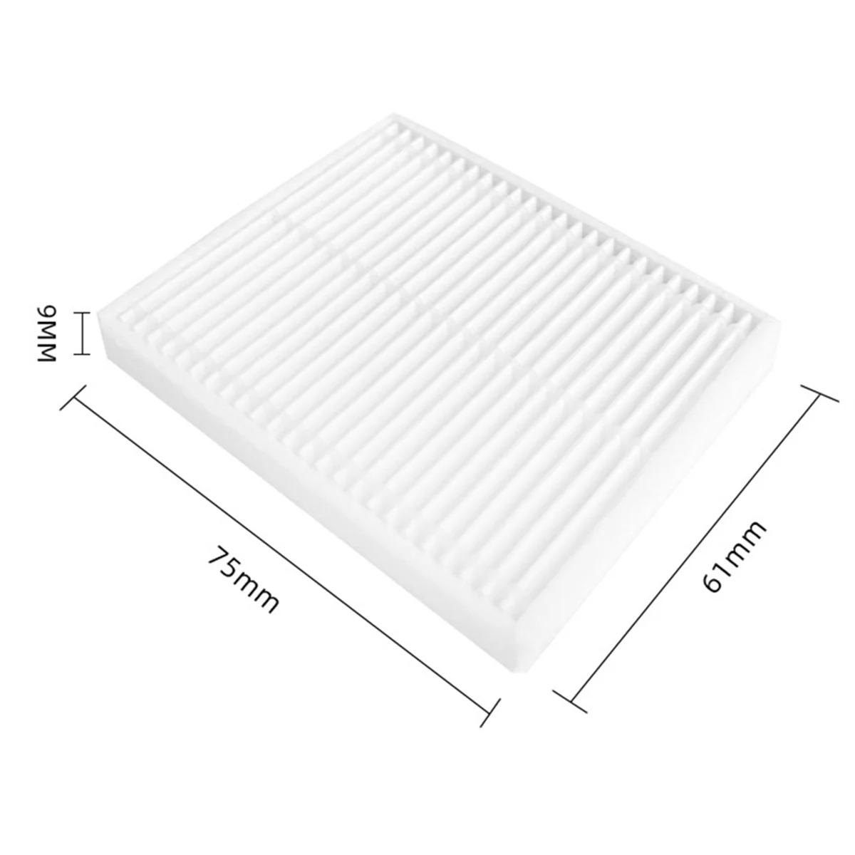 A02V-สําหรับเครื่องดูดฝุ่นหุ่นยนต์ Xiaomi E10, E12, B112 เปลี่ยนชิ้นส่วนแปรงด้านข้าง HEPA FILTER Mop Rag อะไหล่อุปกรณ์เสริม