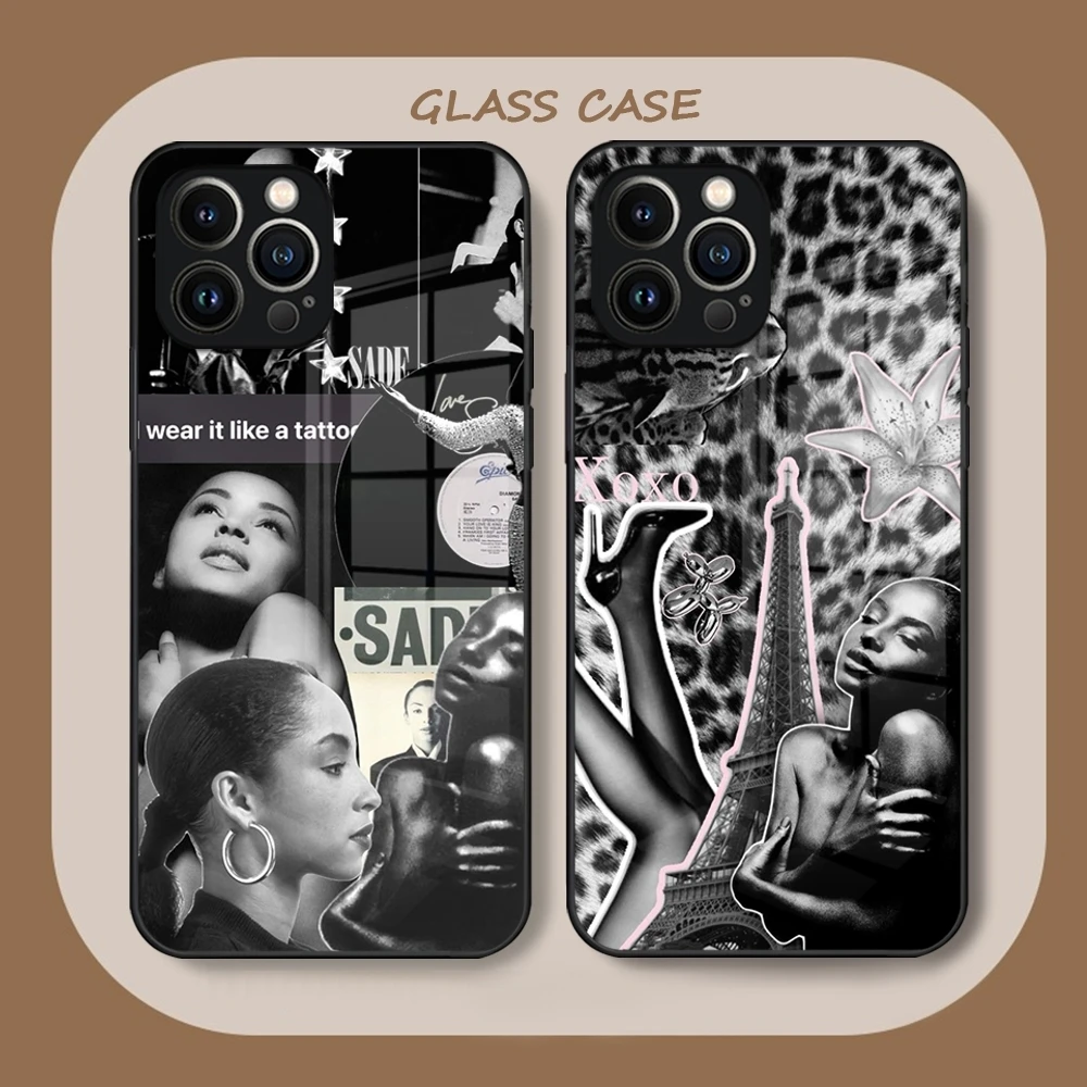 Чехол для телефона Singer S-Sade Love Deluxe из закаленного стекла для iPhone 15, 16, 12, 14, 13, 11 Pro XS Max Plus Mini X XR SE 2020 Coque