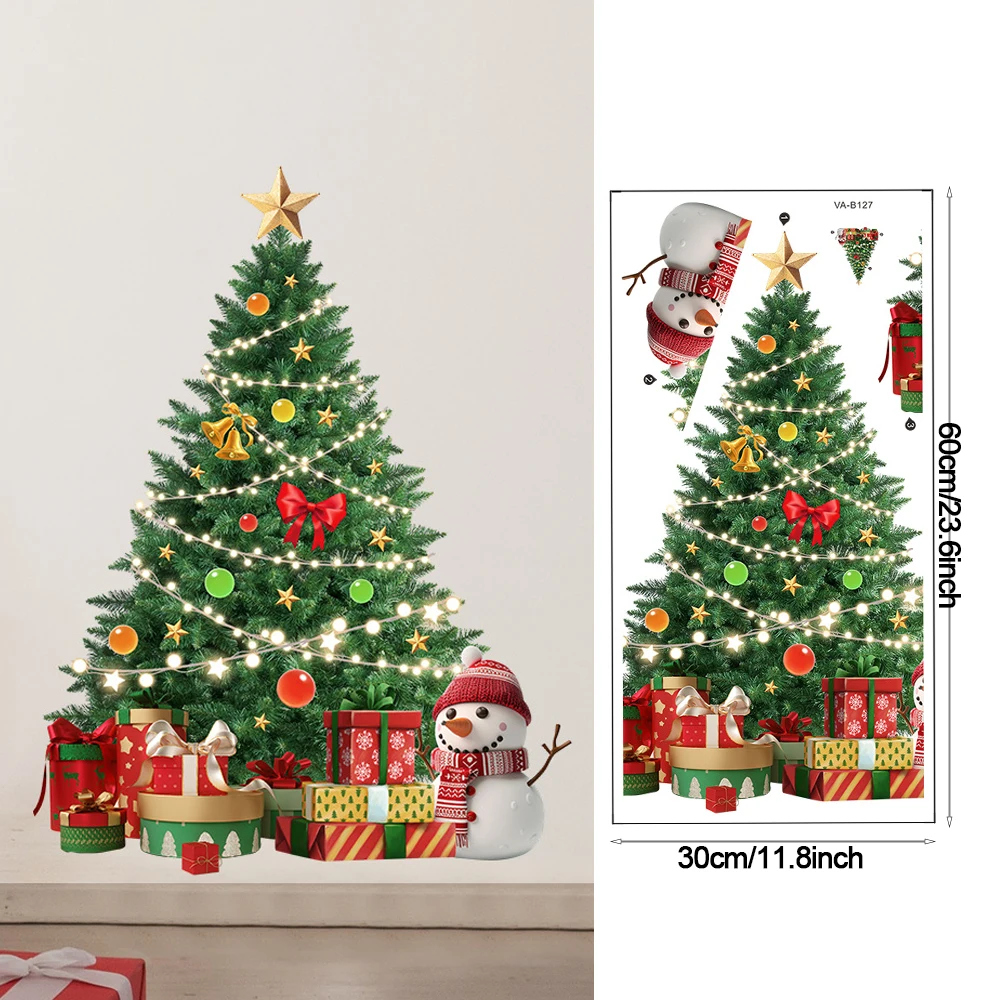 Árvore de natal adesivos de pa - Snowflake Window Decal avaliação e preço