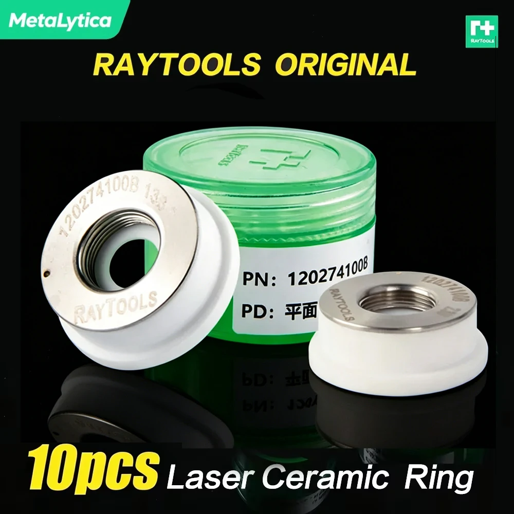 raytools-laser-ceramic-body-nozzle-holder-ring-d32-m14-d28-m11-d195-ceramic-nozzle-holder-for-fiber-cutting-head-bmh109-bmh111