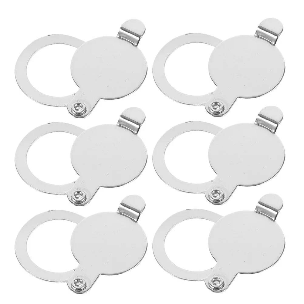 

6Pcs Premium Copper Peephole Cover Door Viewer Privacy Protector Security Enhancement Easy Install Peephole Covers for Front