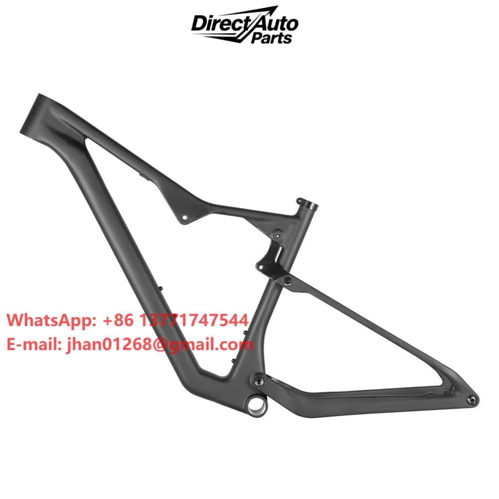 Spcycle M861 29er Full Suspension Frame Travel 120mm Full Integrated Cable Dual Suspension Carbon MTB Frame