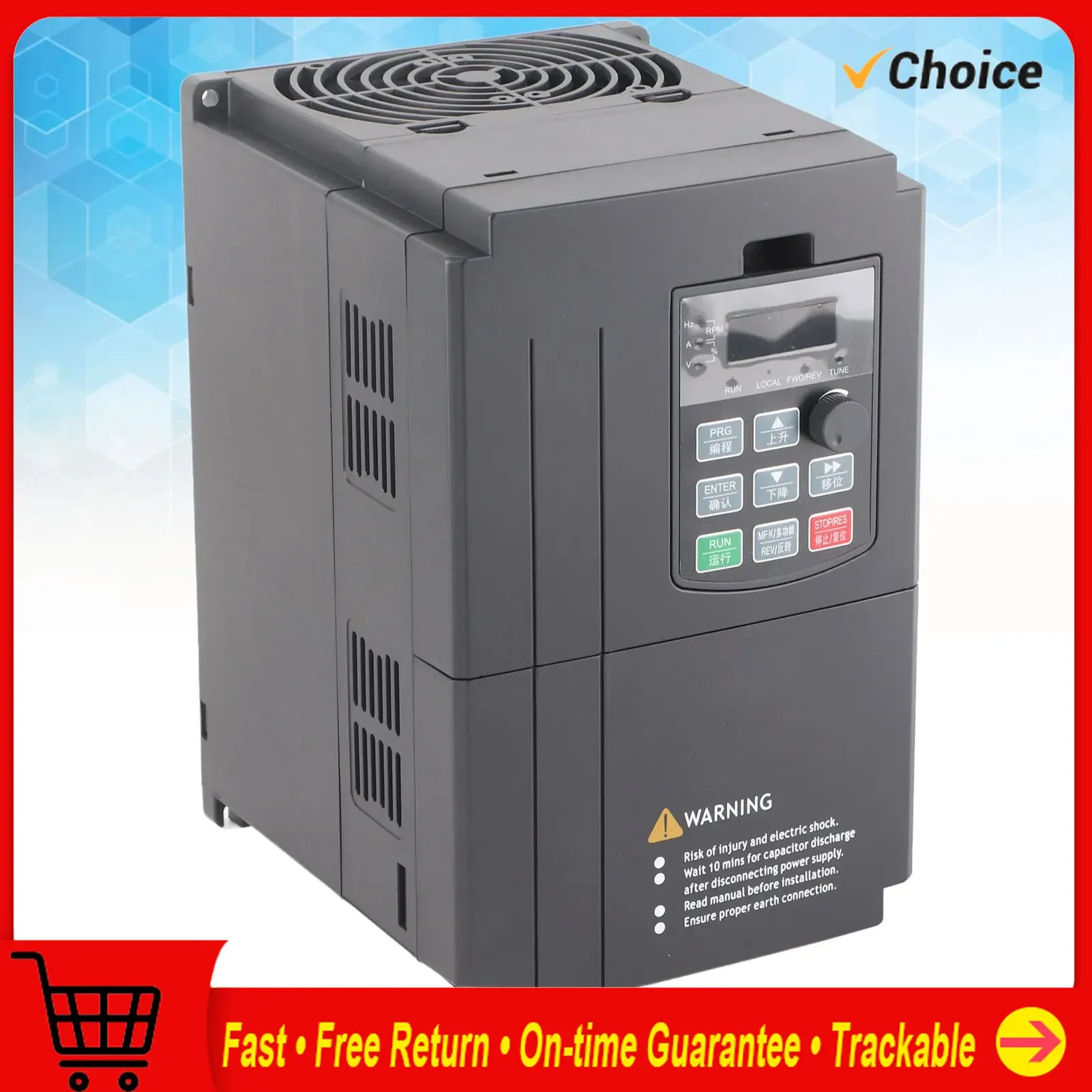 

3 Phase VFD Inverter Variable Frequency Drive Converter 3 Phase 15KW VFD Controller for Water Pump 380V VFD Controller