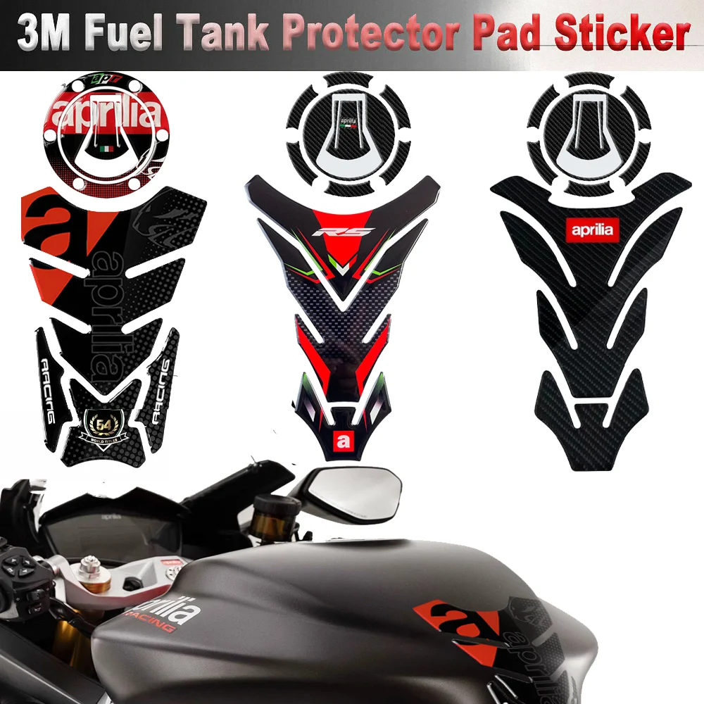 

For Aprilia Tank Pad Cover 3D Sticker Motorcycle Accessories Protector Decal RS660 RS125 RS4 RS457 Tuono660 Tuono RS 660 457 125