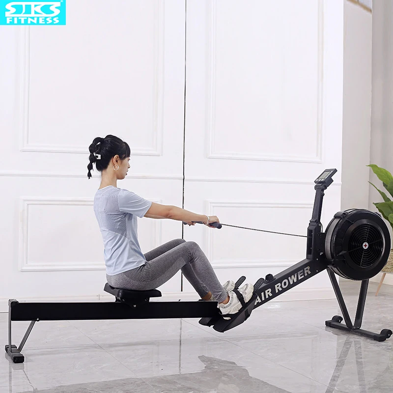 Wind Resistance Rowing Machine, Household, Indoor, Commercial, Gym, Silent Folding Rowing, Fitness Equipment