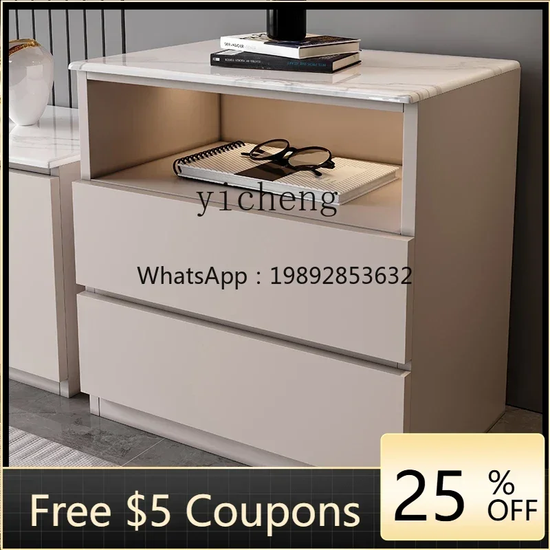 

GZ TV Cabinet Drawer Bedroom Living Room Storage Bed Tail Storage Simple Modern Wall-Mounted Chest of Drawers