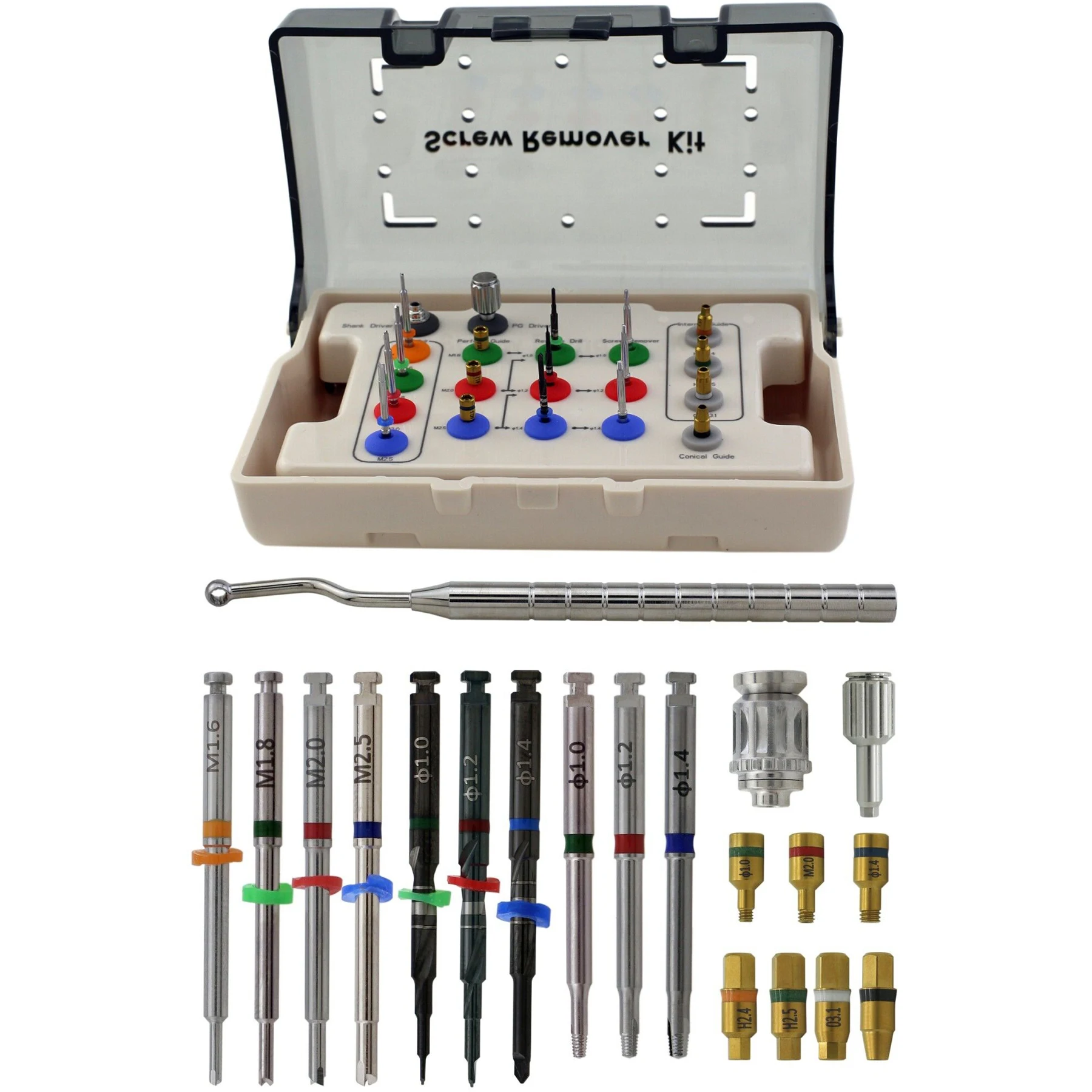 Implant Broken Screw Fractured Screw Remover Kits Surgical Tool Instrument NeoBiotech SR