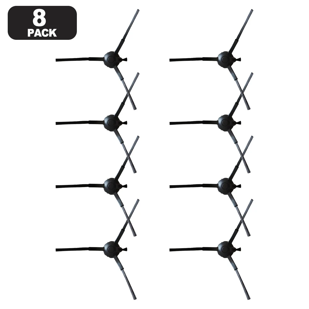 

8PCS Plastic+Nylon Replacement Side Brushes For X-Plorer S135 S135+ / S140 S140+ / RR91C5WH RR91D5WH RR9177WH RR9197WH Vacuum