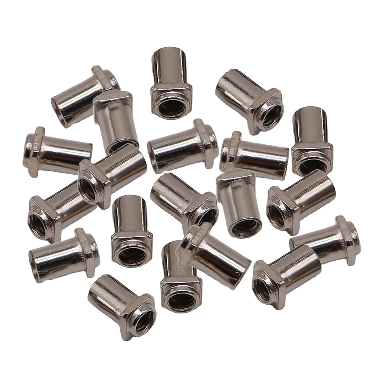 20 Pieces Metal Drum Screws Nuts Drum Set Easy to Install Durable Drum Accessories Practical Replaces Accessories Parts