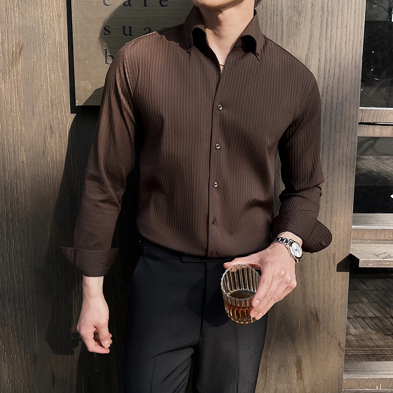 british mens dress shirts British Spread Shirt