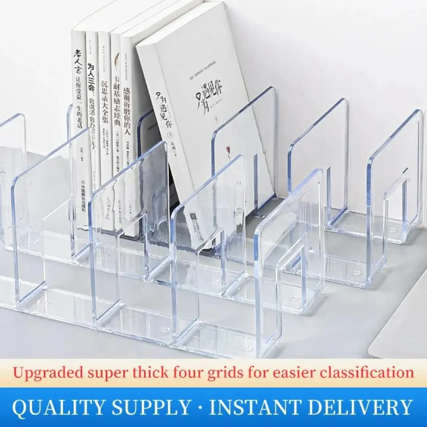 Bag Transparent Organizer Acrylic Book Stand Stand Crossbody Desktop Bookshelf Book  Office Supplies Display Shelf