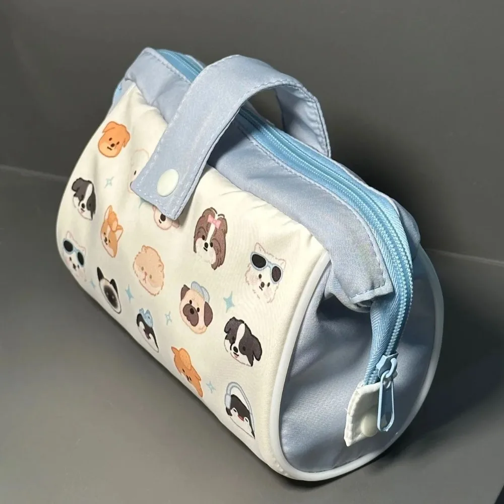 2026 New High Quality Stylish Puppy Print Large Capacity Versatile Pencil Case for Students Light Luxury Organizer