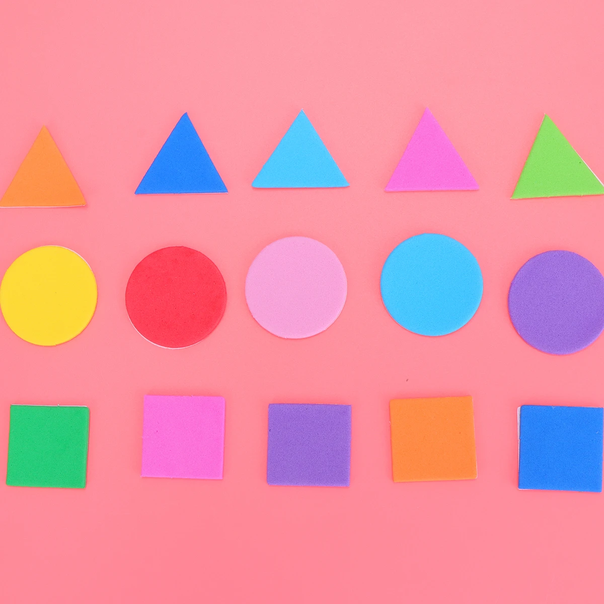 

1000 Pcs Foam Geometric Figures Adhesive Stickers Safe Children Sticker EVA Kids DIY Craft SuppliesScrapbook Pages