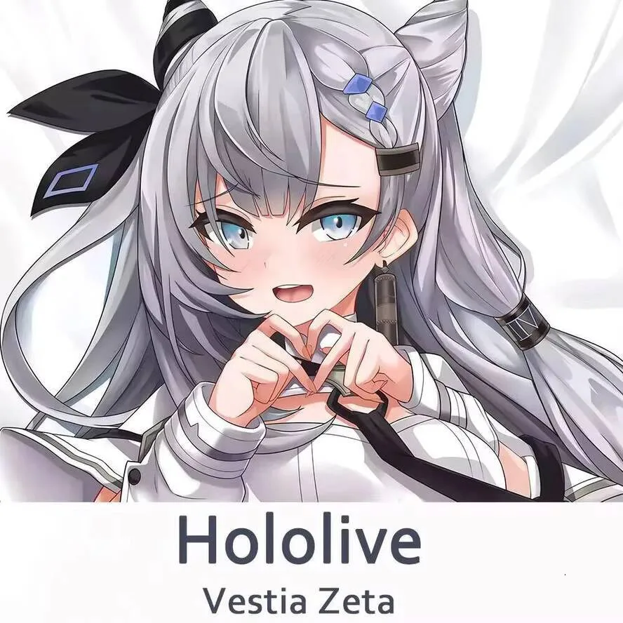 

Dakimakura Hing Hololive 2WAY Vestia Zeta Anime Otaku Body Pillow Case Cover Cushion